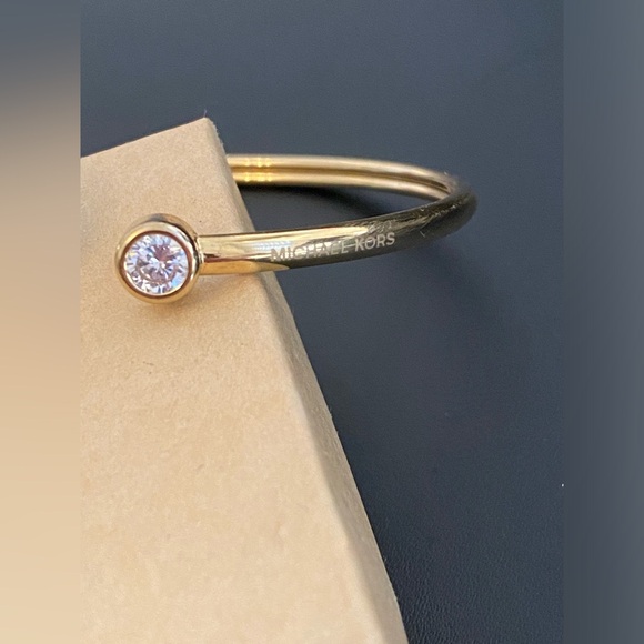 Michael Kors open cuff crystal bracelet - Picture 2 of 9